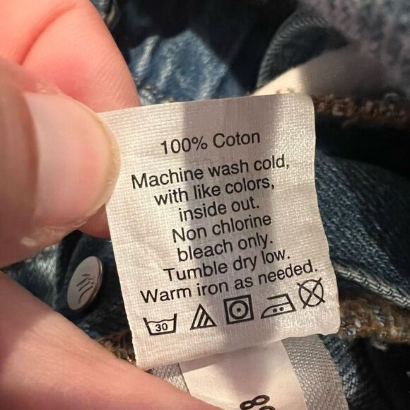 Madewell Denim Short Overalls Shortalls Size M - Picture 5 of 6